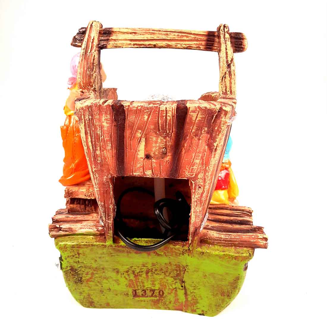 Table Water Fountain | Indoor Fountains with LED Lights Waterfall - For Vastu, Table, Office, Living Room, Home Decor & Gifts | Wedding & House Warming Gift - 10 Inch - Apkamart #Style_Design 2