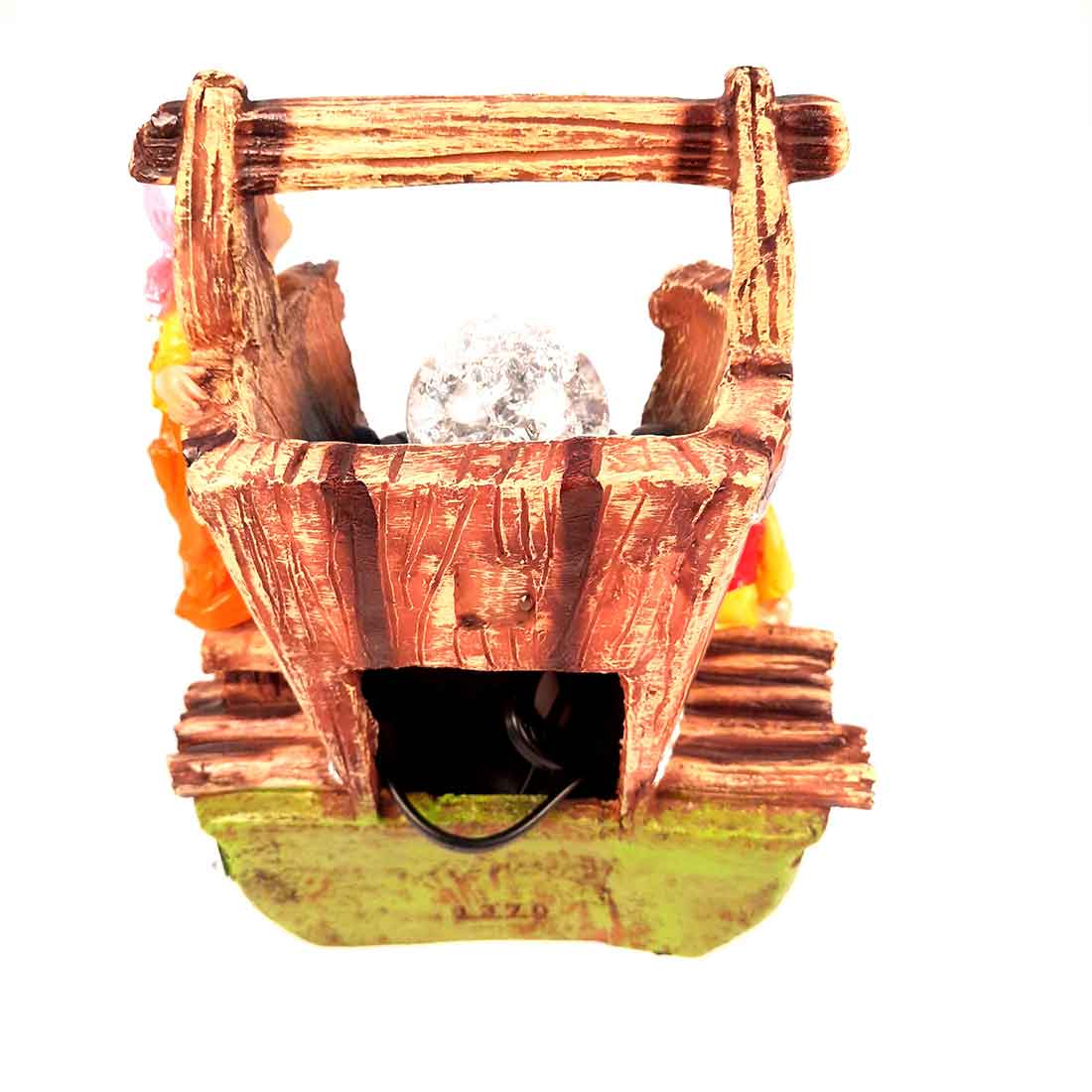 Table Water Fountain | Indoor Fountains with LED Lights Waterfall - For Vastu, Table, Office, Living Room, Home Decor & Gifts | Wedding & House Warming Gift - 10 Inch - Apkamart #Style_Design 2