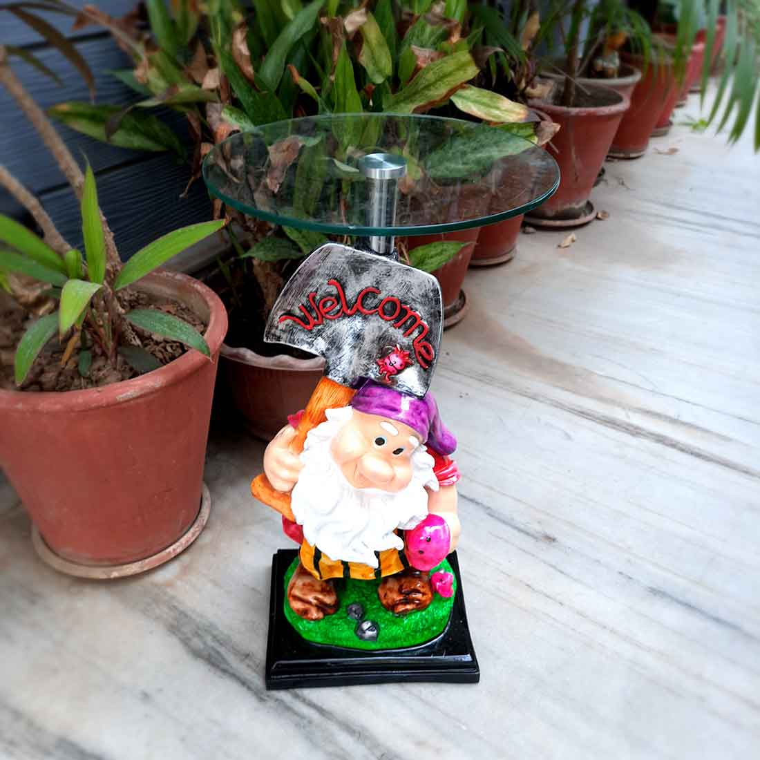 Designer Coffee Table | Side Table for Interiors Décor - 17 Inch - ApkaMart