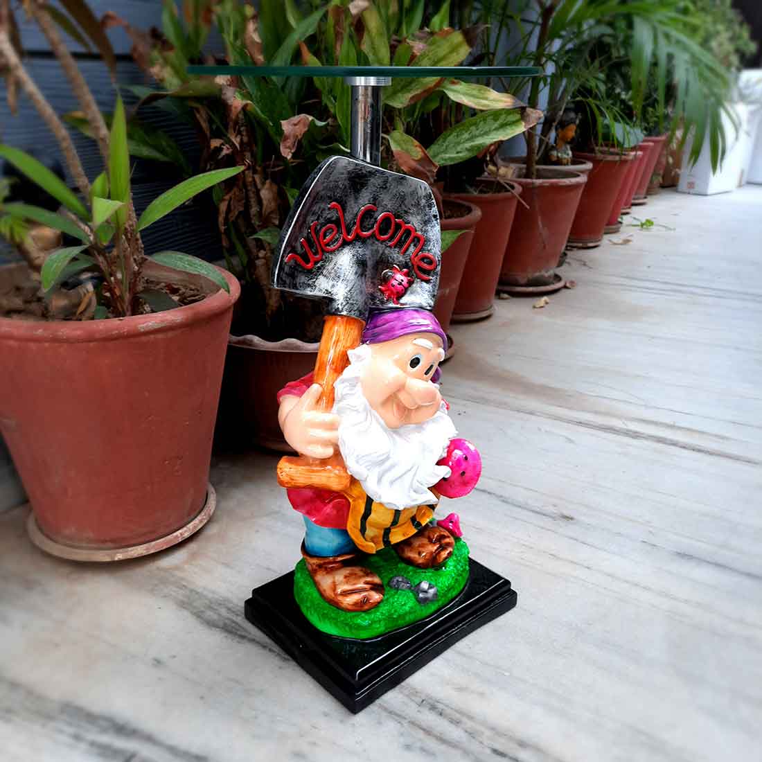 Designer Coffee Table | Side Table for Interiors Décor - 17 Inch - ApkaMart