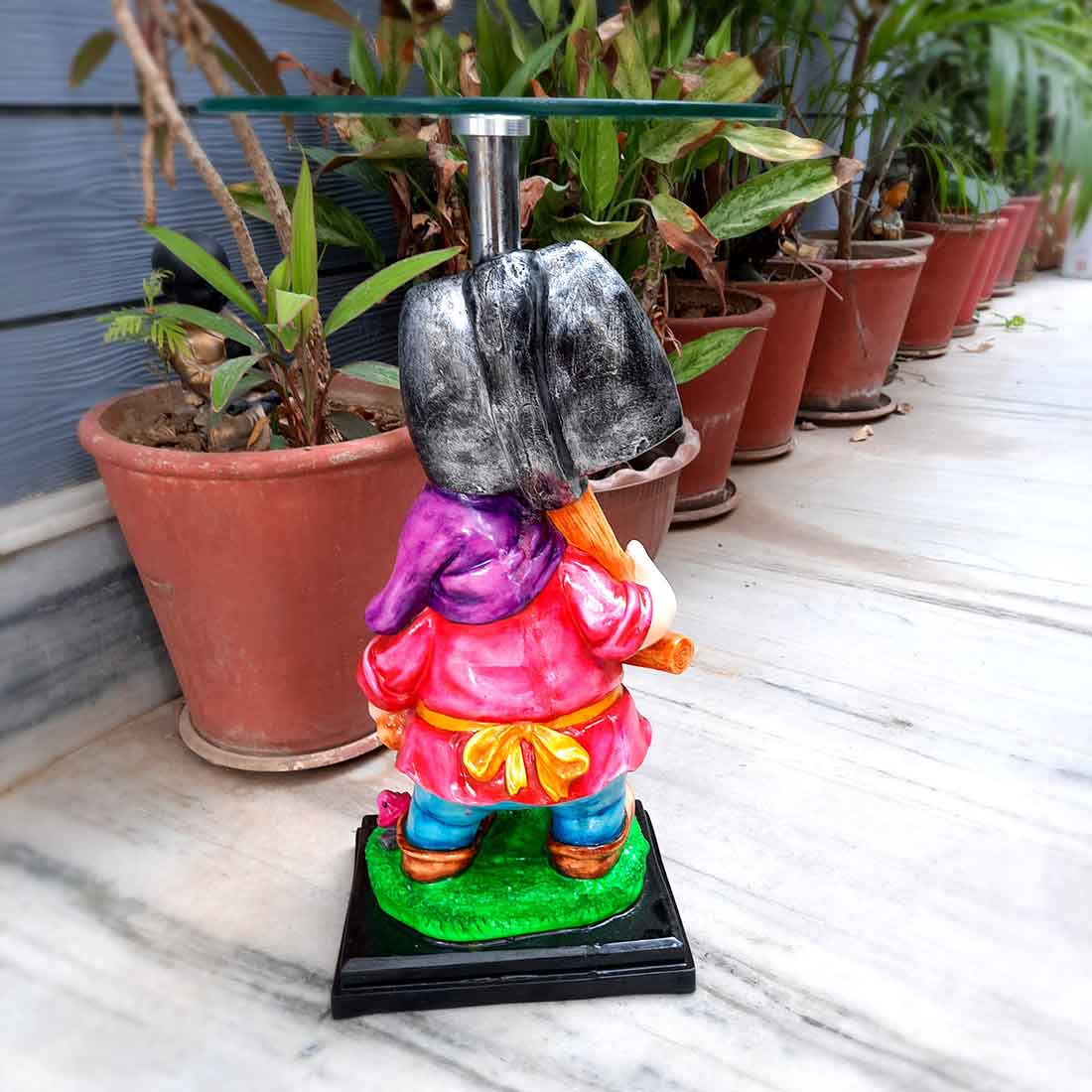 Designer Coffee Table | Side Table for Interiors Décor - 17 Inch - ApkaMart