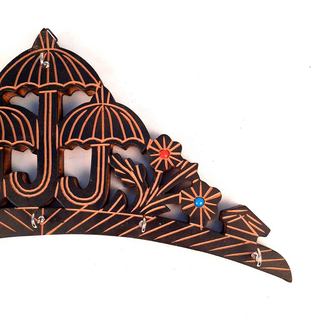 Wall Hanging Key Holder - Umbrella Design - for Wall & Home Decor -16 Inches - ApkaMart