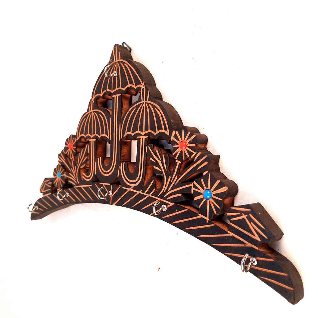 Wall Hanging Key Holder - Umbrella Design - for Wall & Home Decor -16 Inches - ApkaMart