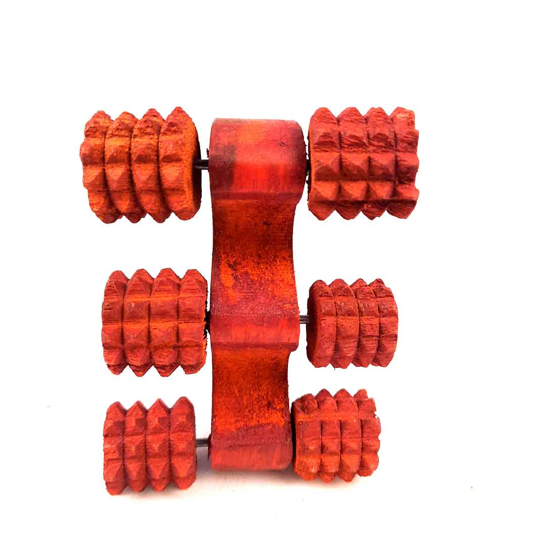 Wooden Acupressure Massager - Body Massager - For Pain Relief - 4 Inch - ApkaMart