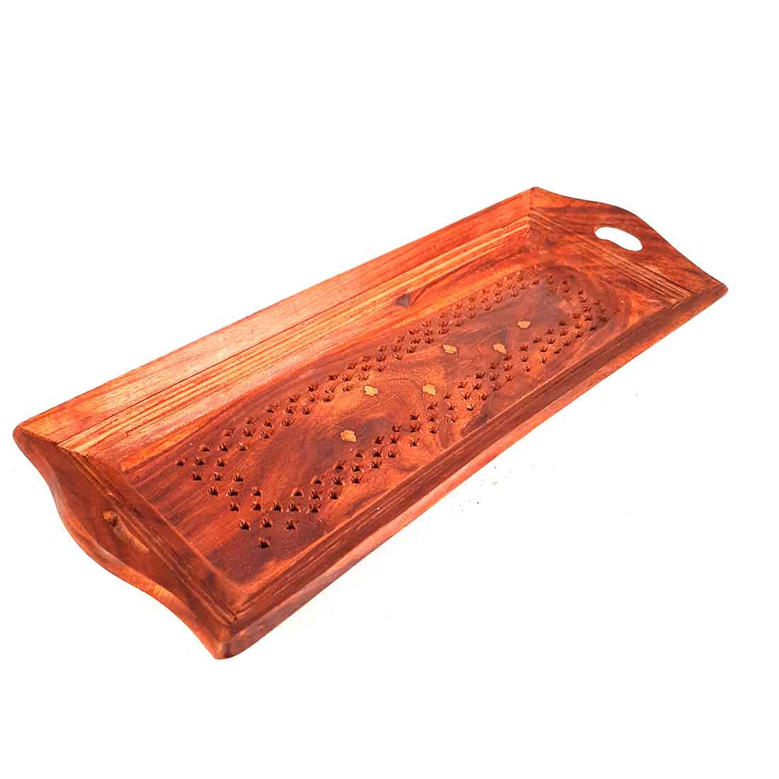 Wooden Serving Tray Set - Dry Fruit Serving Tray - Set of 3 - ApkaMart