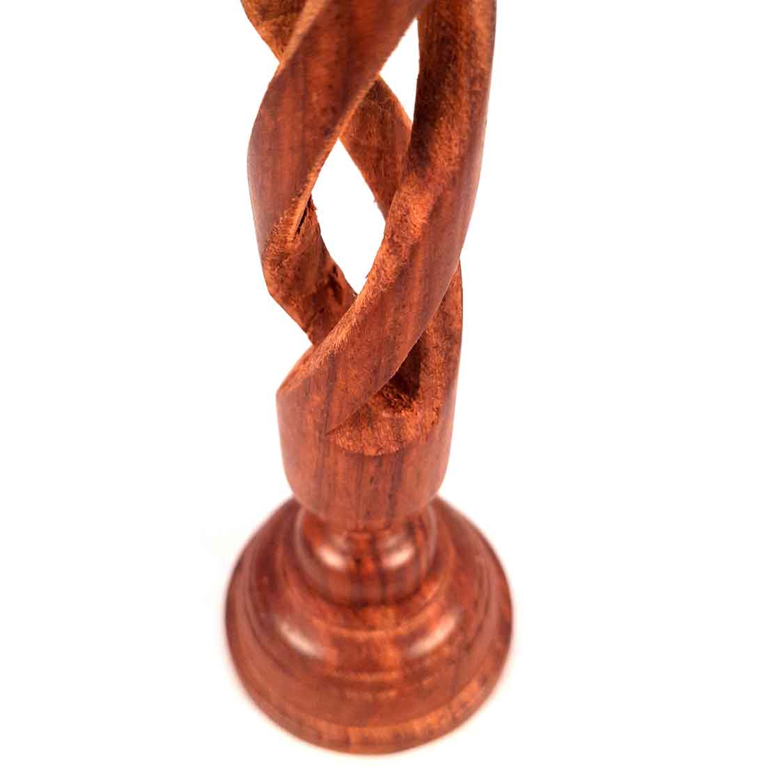 Wooden Tea Light Candle Holder - 10 Inch - Set of 3 - ApkaMart