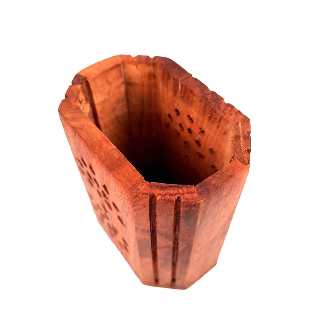 Wooden Pen Holder | Desk Organizer | Multipurpose Holder - for Office Desk - 4 Inch - ApkaMart