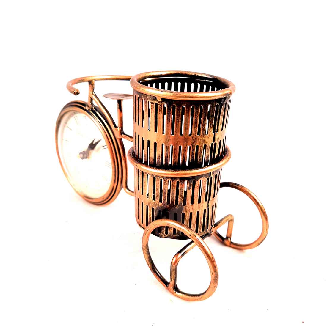 Antique Table Clock - For Table & Shlef Decor - 6 inch - ApkaMart