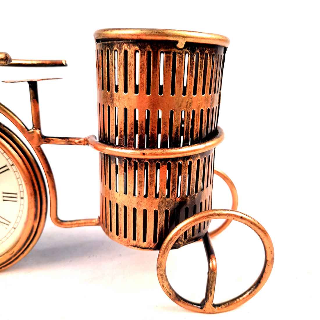 Antique Table Clock - For Table & Shlef Decor - 6 inch - ApkaMart