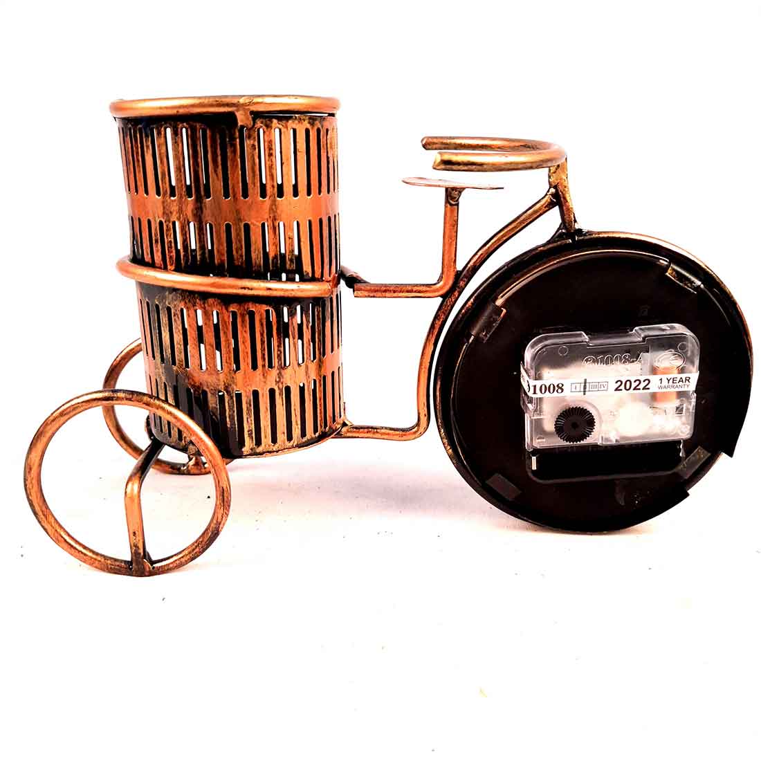 Antique Table Clock - For Table & Shlef Decor - 6 inch - ApkaMart