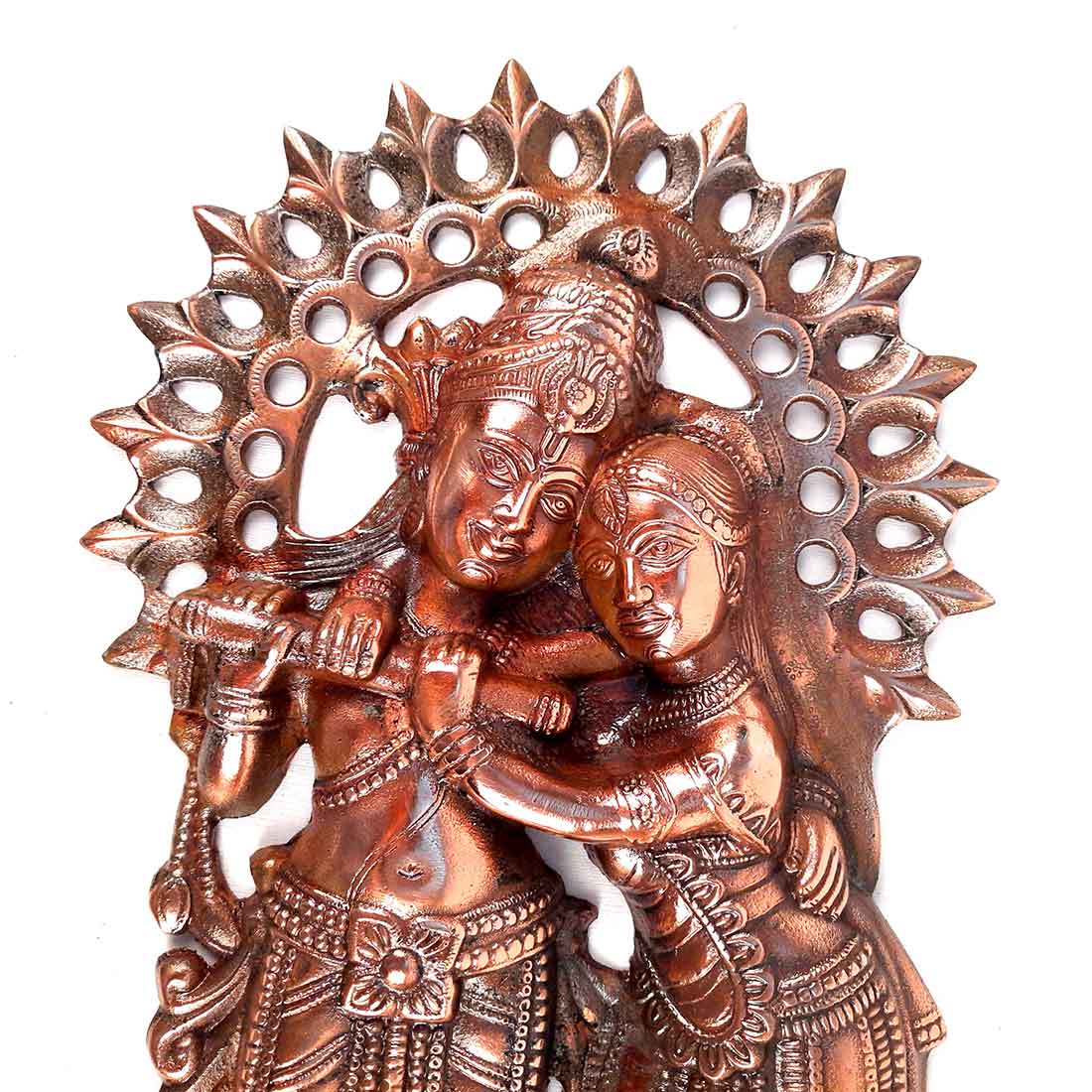 Radha Krishna Wall Hanging Idol | Shri Radha Krishna Large Wall Art Statue - for Gift, Home, Big Walls, Living Room, Office, Puja Room Decor - 21 Inch - Apkamart #Style_Design 2