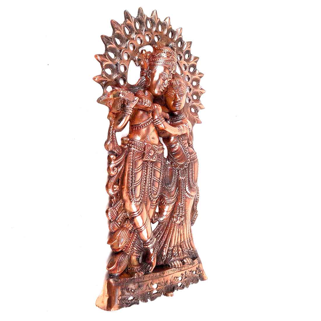 Radha Krishna Wall Hanging Idol | Shri Radha Krishna Large Wall Art Statue - for Gift, Home, Big Walls, Living Room, Office, Puja Room Decor - 21 Inch - Apkamart #Style_Design 2