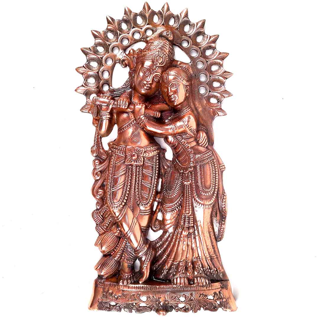 Radha Krishna Wall Hanging Idol | Shri Radha Krishna Large Wall Art Statue - for Gift, Home, Big Walls, Living Room, Office, Puja Room Decor - 21 Inch - Apkamart #Style_Design 2