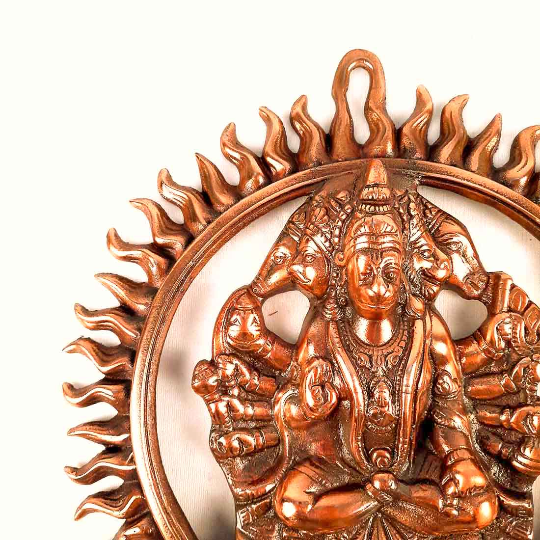 Panchmukhi Hanuman Wall Hanging - For Pooja & Mandir - 13 Inch - ApkaMart
