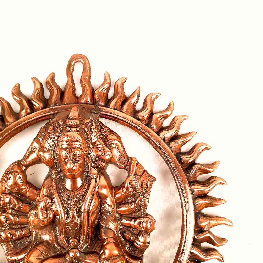 Panchmukhi Hanuman Wall Hanging - For Pooja & Mandir - 13 Inch - ApkaMart