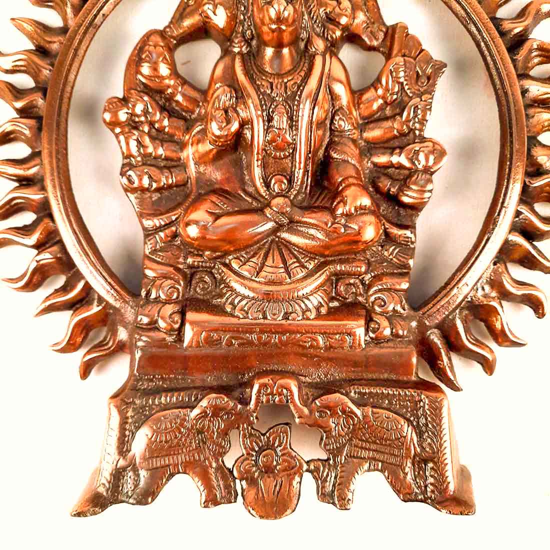 Panchmukhi Hanuman Wall Hanging - For Pooja & Mandir - 13 Inch - ApkaMart