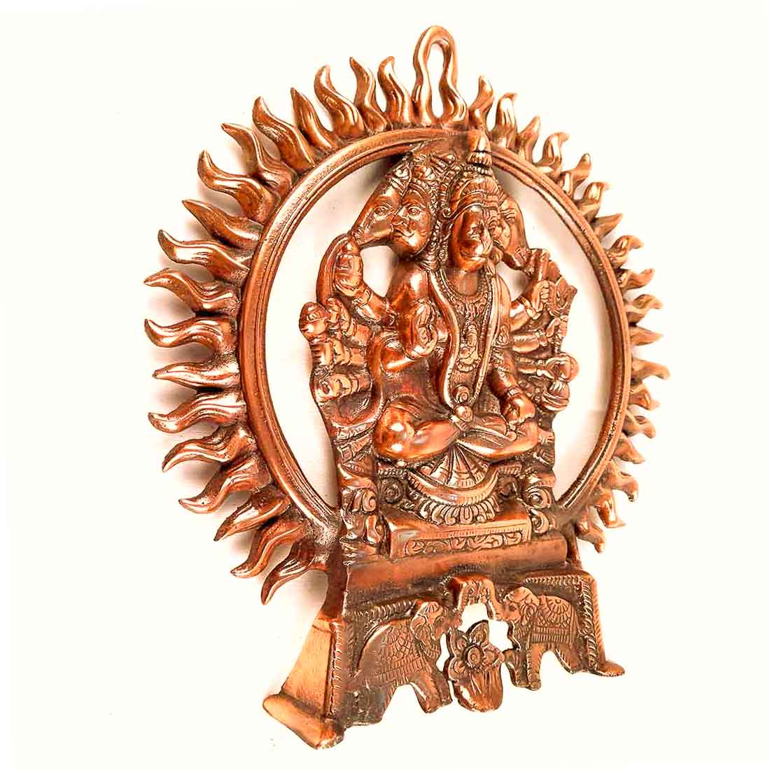 Panchmukhi Hanuman Wall Hanging - For Pooja & Mandir - 13 Inch - ApkaMart