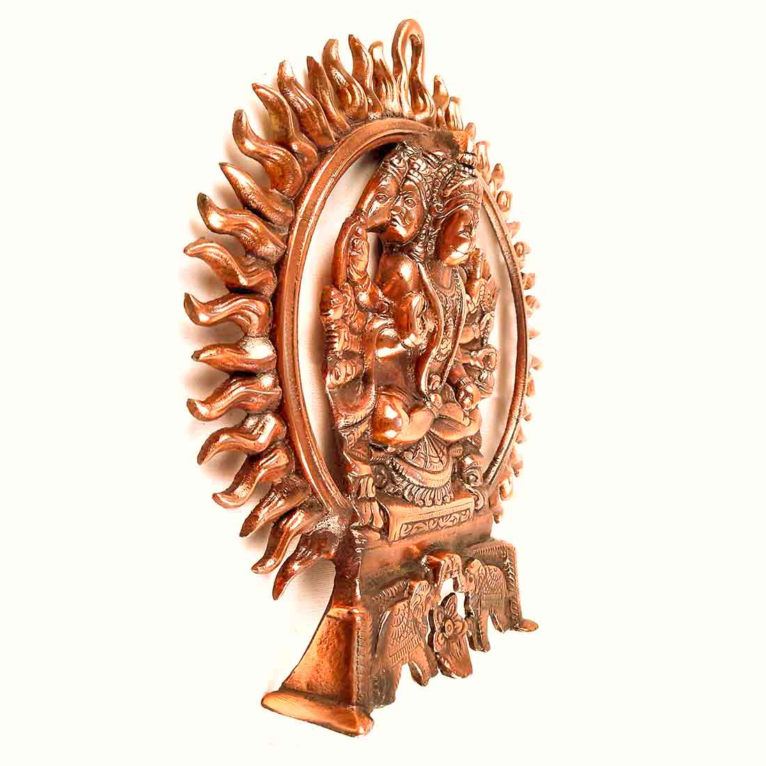 Panchmukhi Hanuman Wall Hanging - For Pooja & Mandir - 13 Inch - ApkaMart