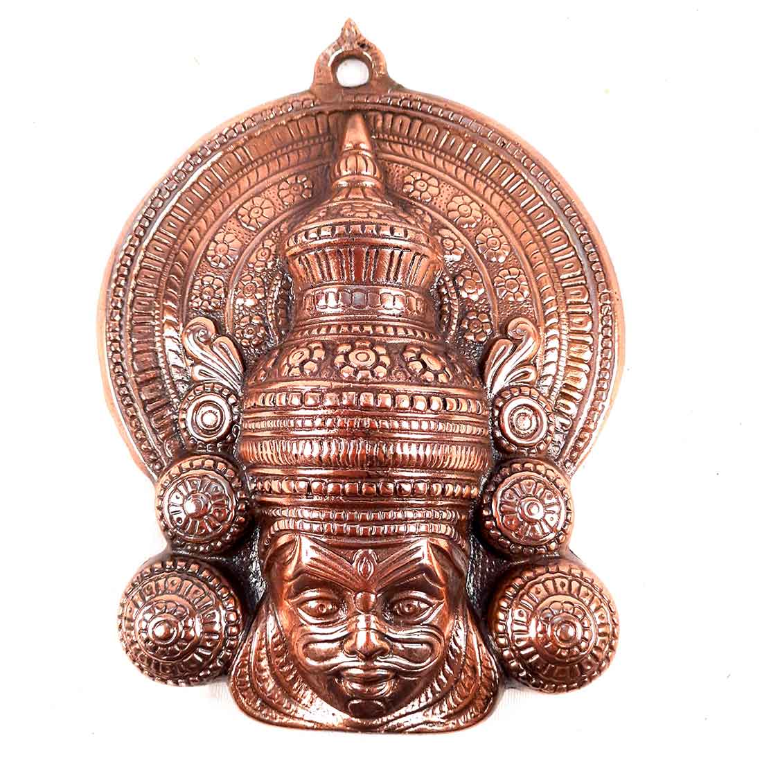 Kathakali Mask Wall Hanging - For Living room & Entrance Decor - 10 Inch - ApkaMart
