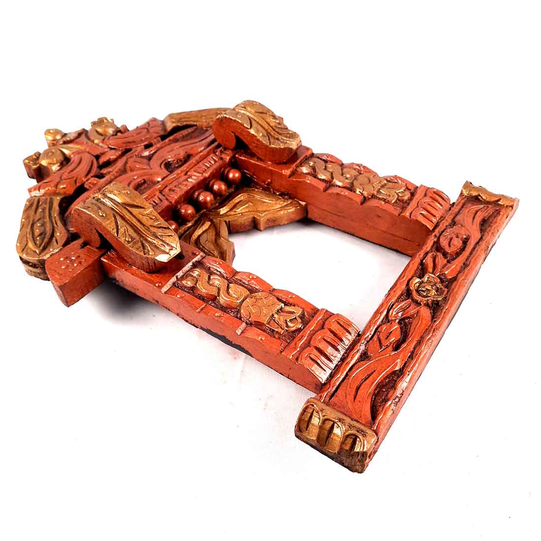 Peacock Jharokha - Wooden Wall Art - 18 Inch - ApkaMart