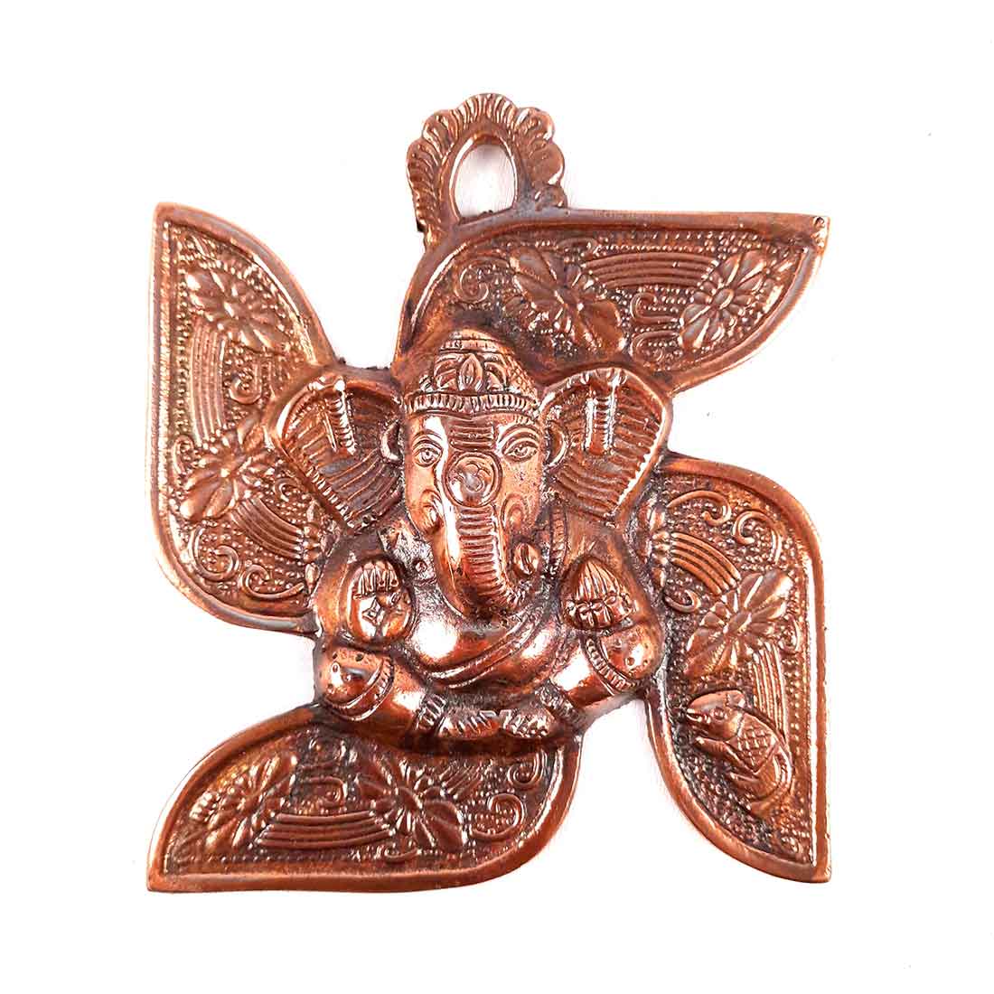 Ganesh Idol Home Entrance | Swastik Ganeshji Wall Hanging - 7 Inch - ApkaMart