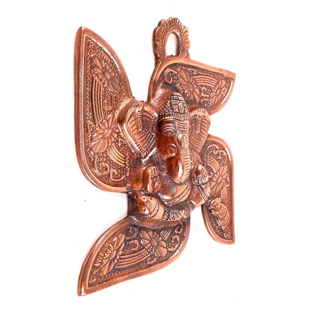 Ganesh Idol Home Entrance | Swastik Ganeshji Wall Hanging - 7 Inch - ApkaMart