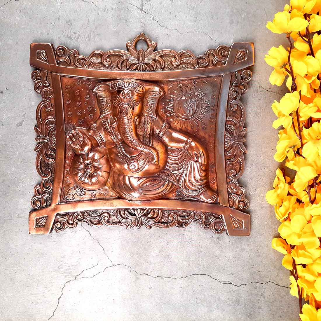 Ganesh Idol Home Entrance | Ganesh Wall Art -11 Inch - ApkaMart