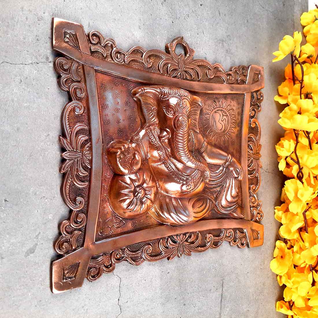 Ganesh Idol Home Entrance | Ganesh Wall Art -11 Inch - ApkaMart