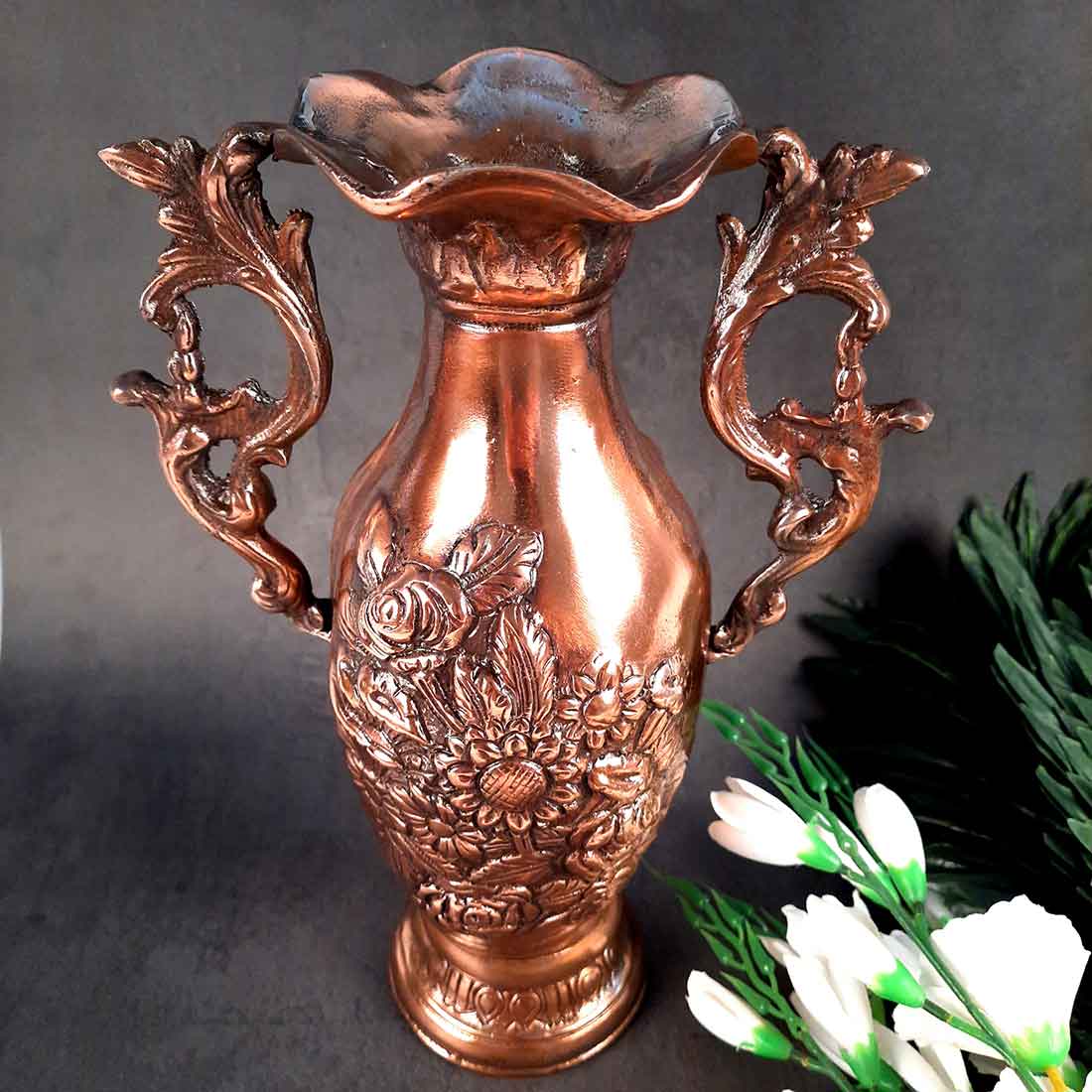 Decorative Indoor Flower Pots - For Home Decor & Gifts - 14 Inch - ApkaMart