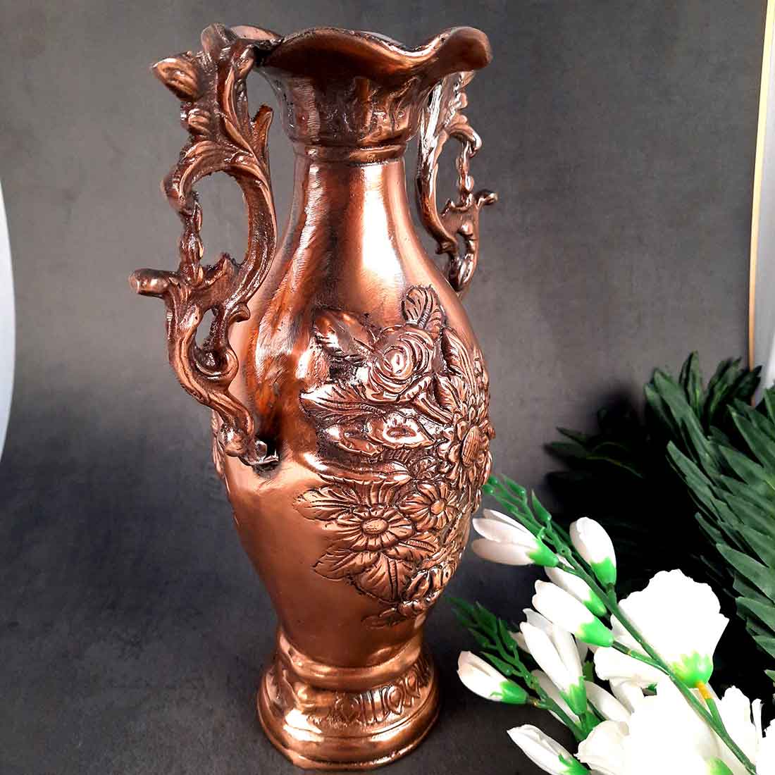 Decorative Indoor Flower Pots - For Home Decor & Gifts - 14 Inch - ApkaMart