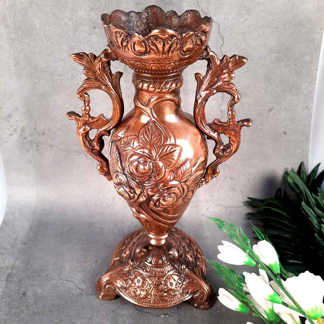 Designer Flowe Pot - Decorative Indoor Flower Pot - 15 Inch - ApkaMart