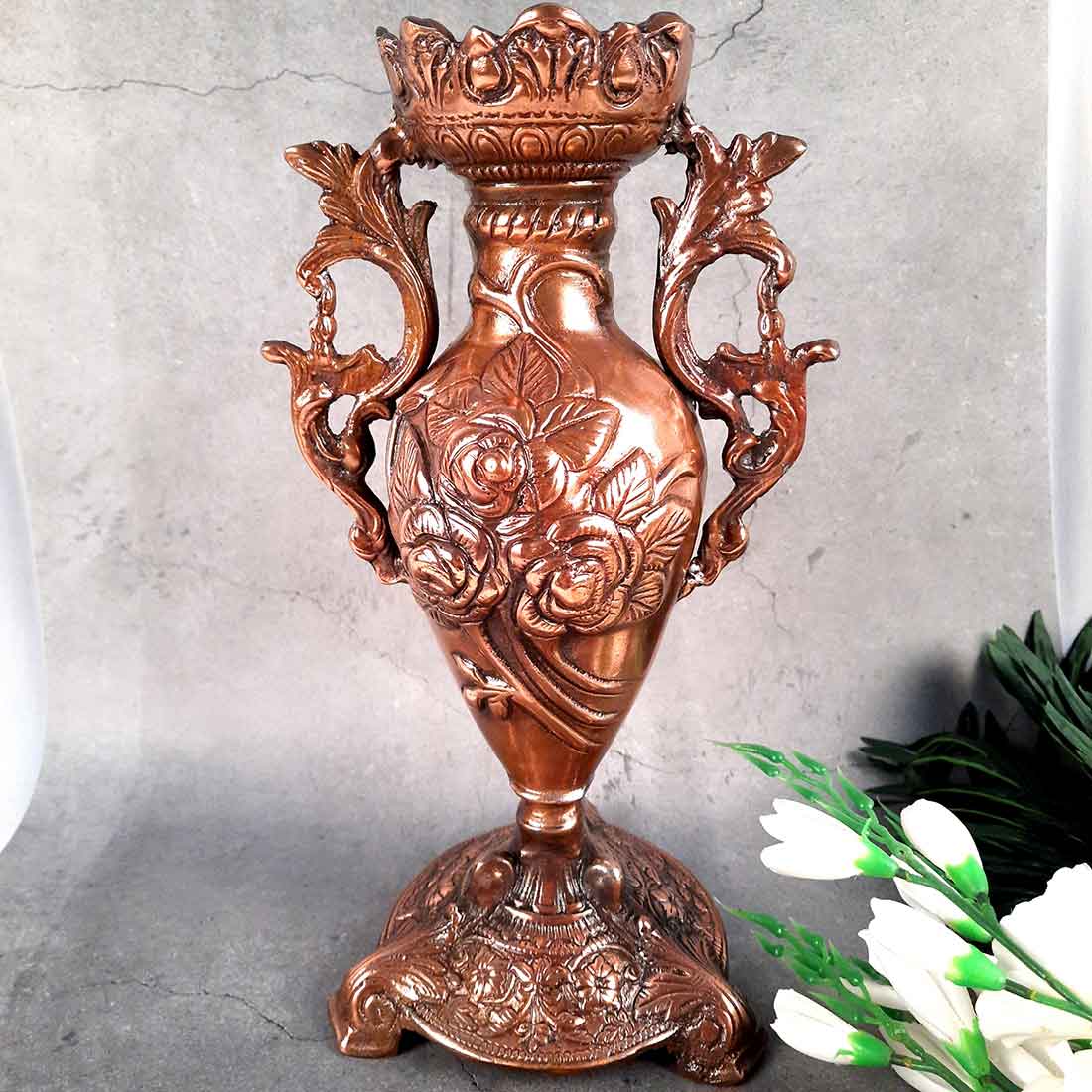 Designer Flowe Pot - Decorative Indoor Flower Pot - 15 Inch - ApkaMart