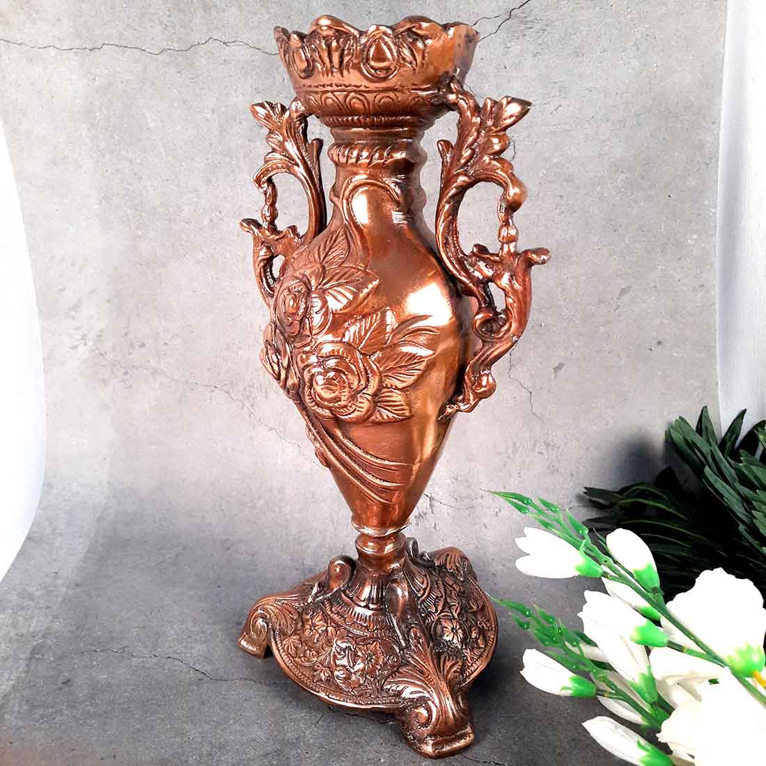 Designer Flowe Pot - Decorative Indoor Flower Pot - 15 Inch - ApkaMart