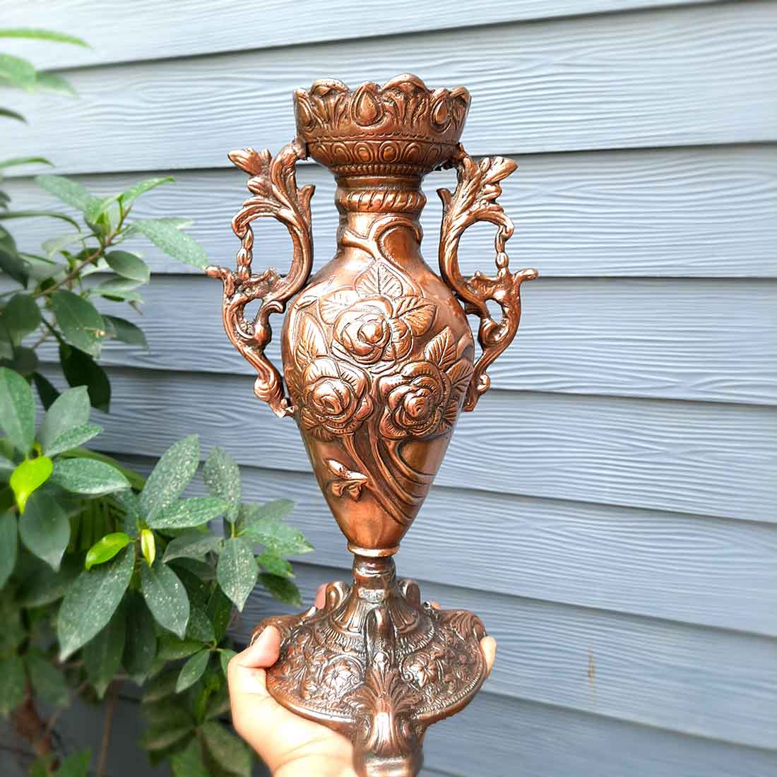 Designer Flowe Pot - Decorative Indoor Flower Pot - 15 Inch - ApkaMart