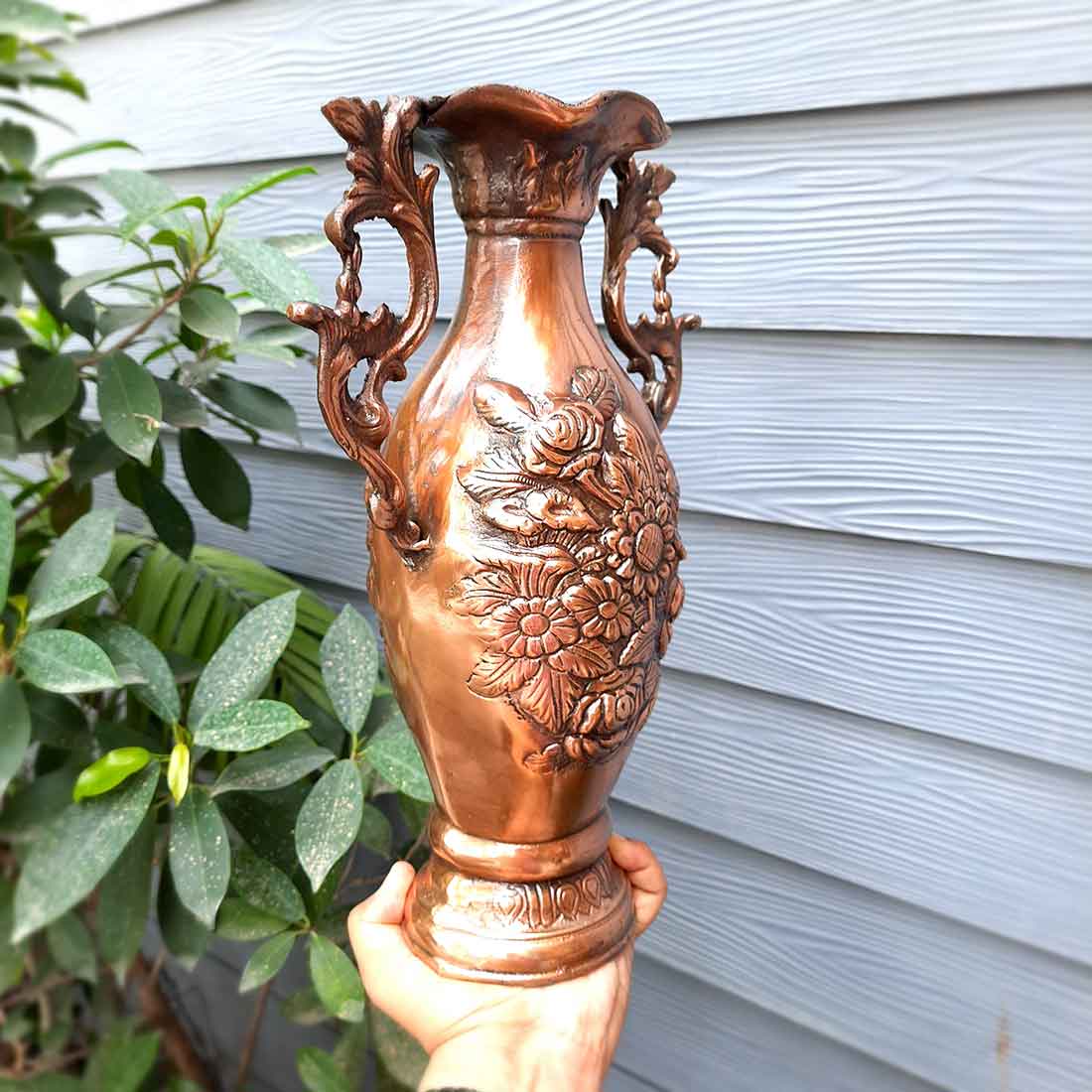 Decorative Indoor Flower Pots - For Home Decor & Gifts - 14 Inch - ApkaMart