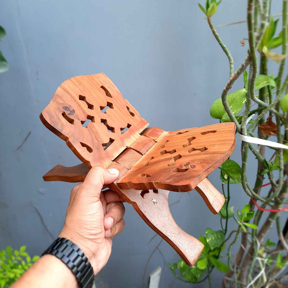 Religious Book Holder - For Pooja & Festivals - 12 Inch - ApkaMart