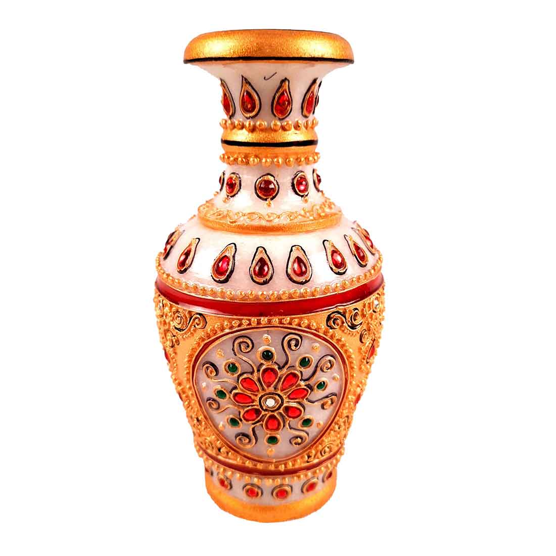 Small Flower Pots | Vase Marble - 6 Inch - ApkaMart