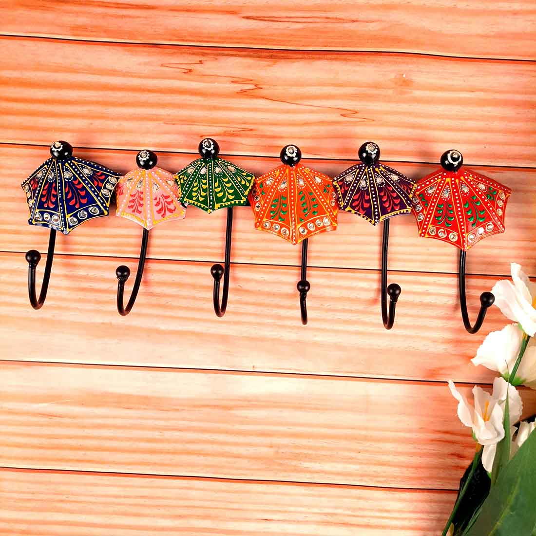Key Holder for Home | Coat Hooks - Umbrella Design - ApkaMart
