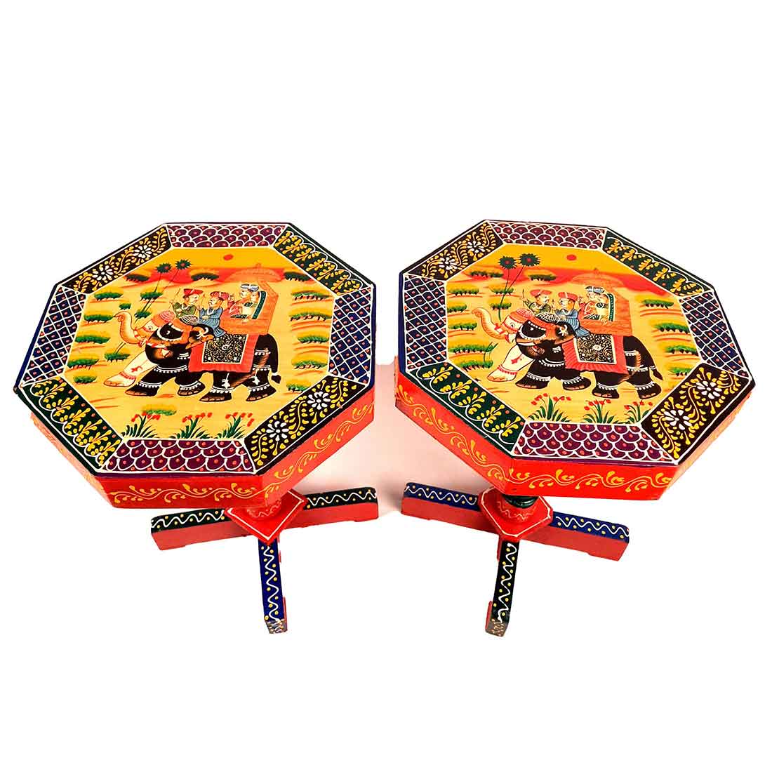 Chair & Side Table Set - For Living Room & Outdoor Decor - Set of 4- Apkamart #Style_Style 1