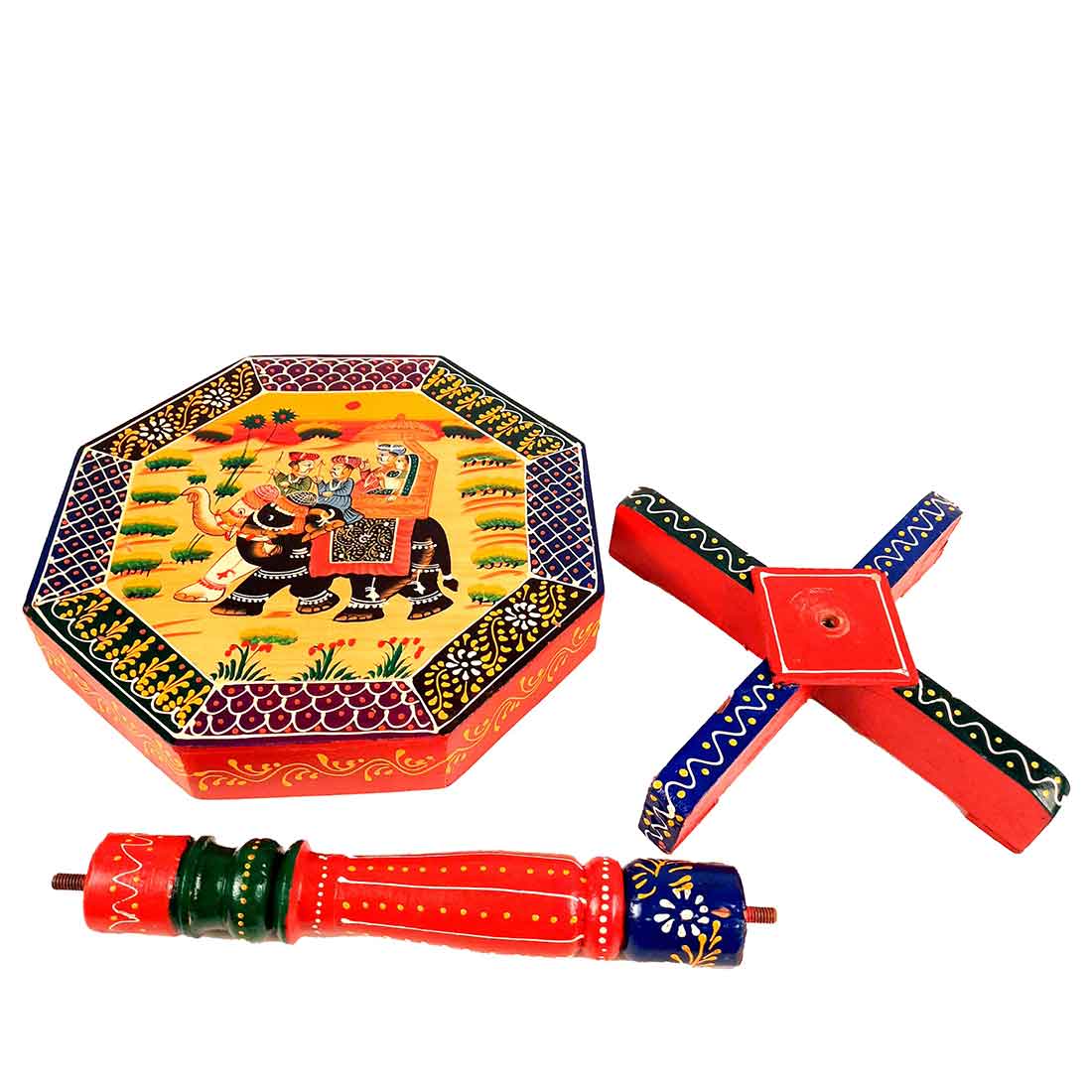 End Tables for Living Room | Wood Table - 15 Inch - Set of 2 - ApkaMart