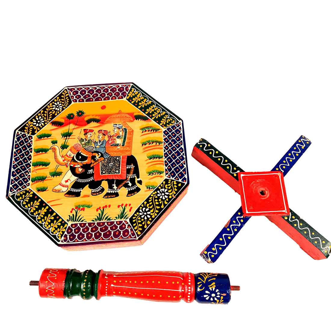 Chair & Side Table Set - For Living Room & Outdoor Decor - Set of 4- Apkamart #Style_Style 1