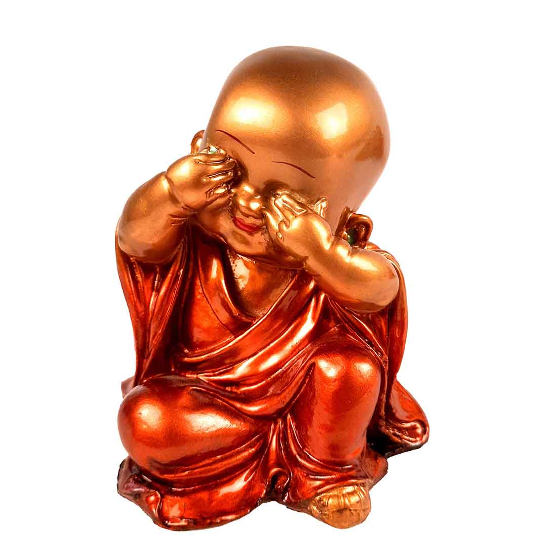 Baby Monk Showpiece - for Home & Garden Decor - Set of 3 - ApkaMart