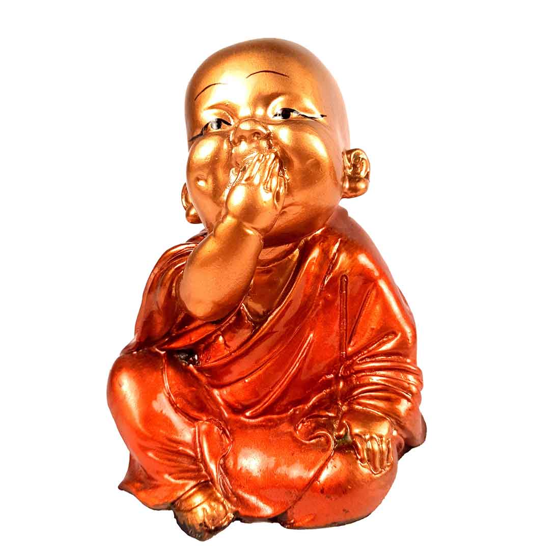 Baby Monk Showpiece - for Home & Garden Decor - Set of 3 - ApkaMart