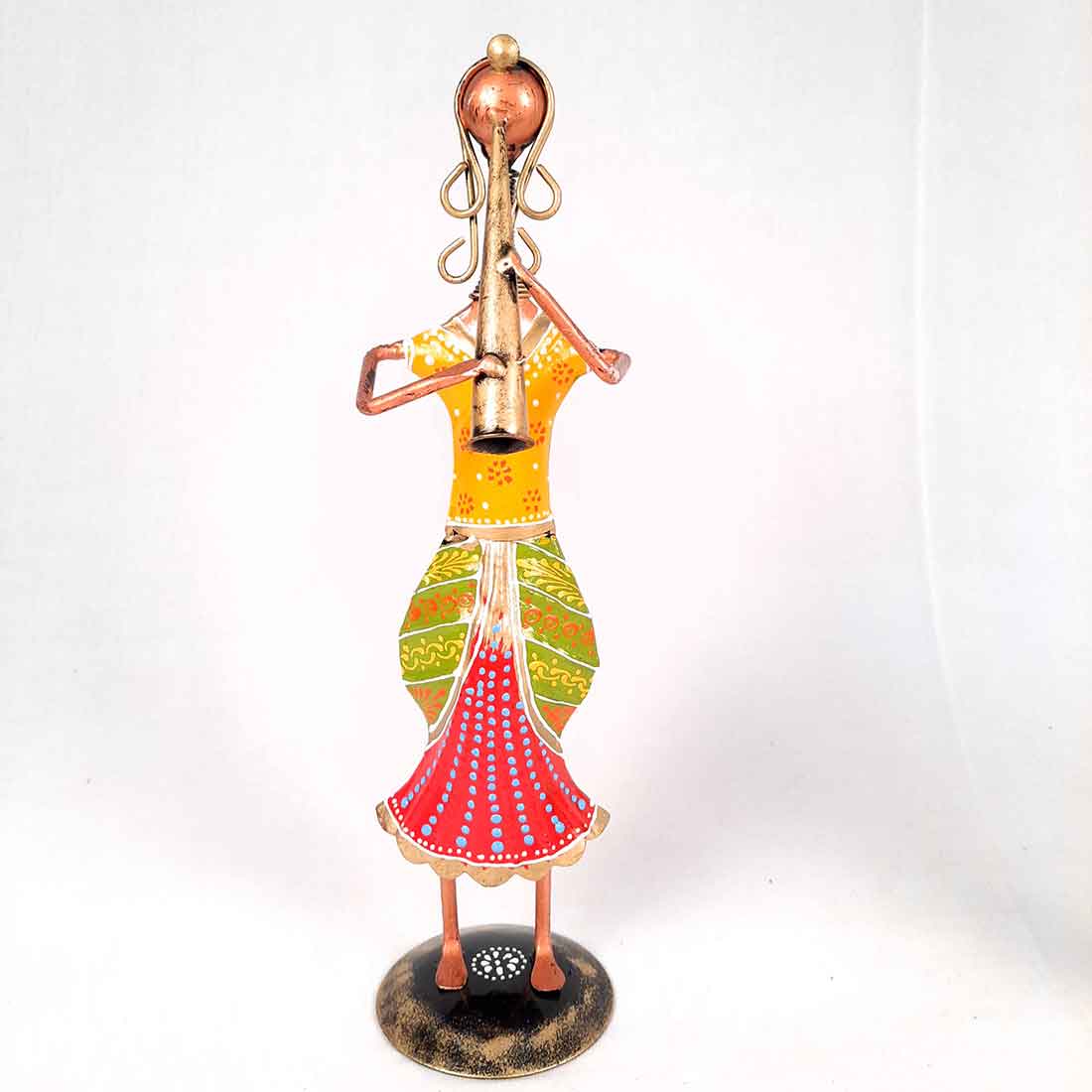 Musician Showpiece - Metal Figurines - For Table Decor & Living Room - 11 Inch - Set of 3 - ApkaMart
