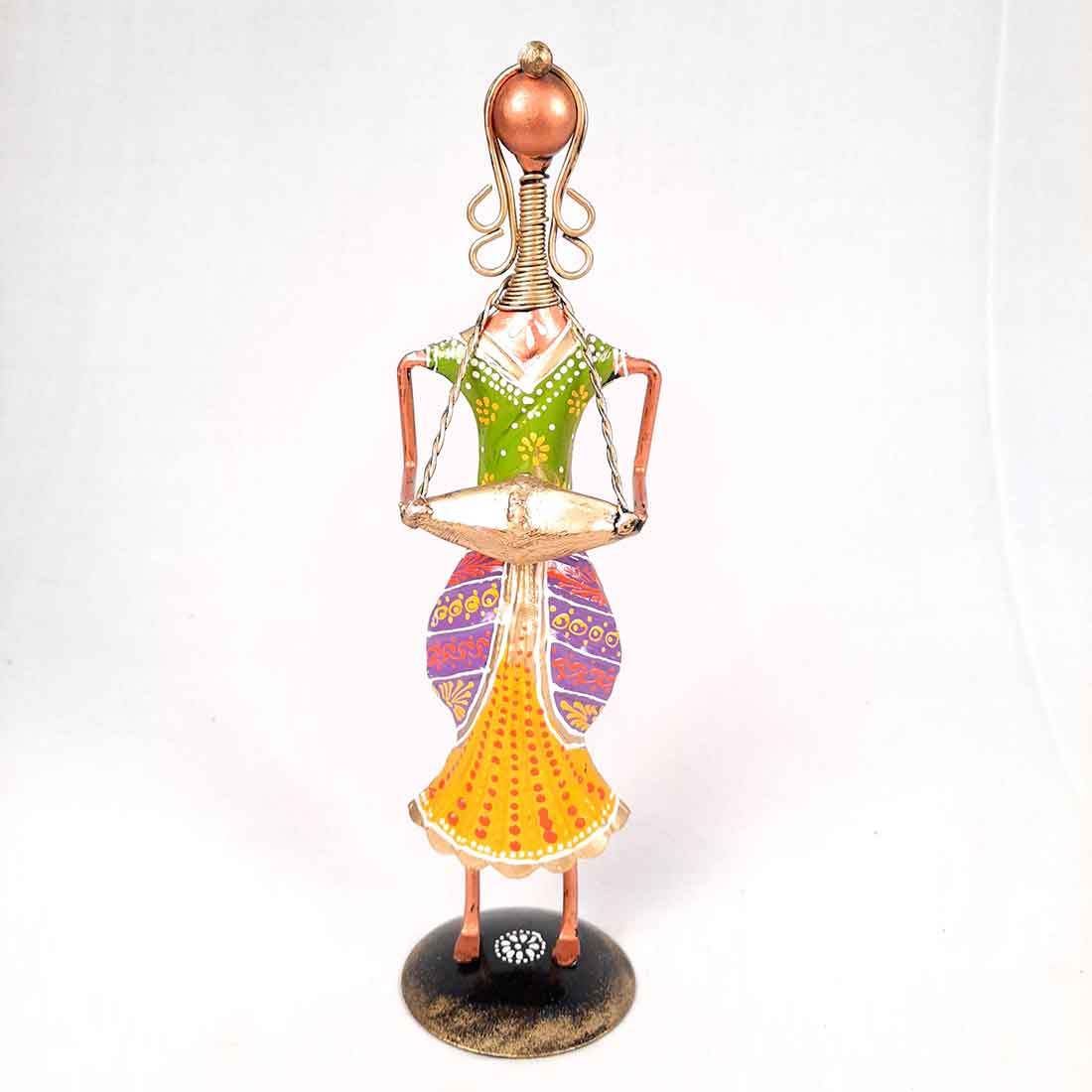 Musician Showpiece - Metal Figurines - For Table Decor & Living Room - 11 Inch - Set of 3 - ApkaMart