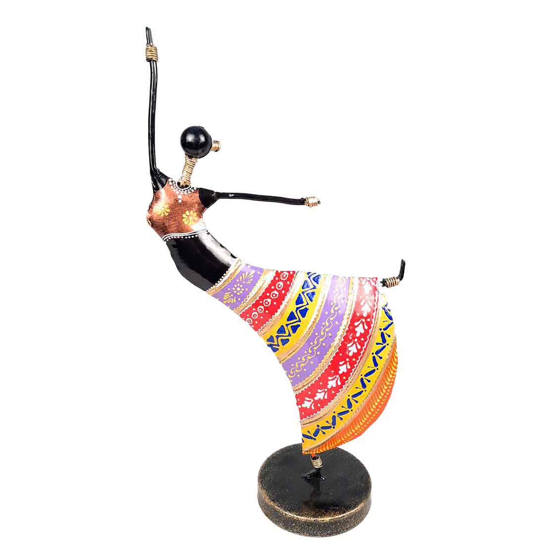 Dancing Lady - Female Figurines - for Side Table Decoration - 16 Inch - Set of 2 - Apkamart #Style_Design 2