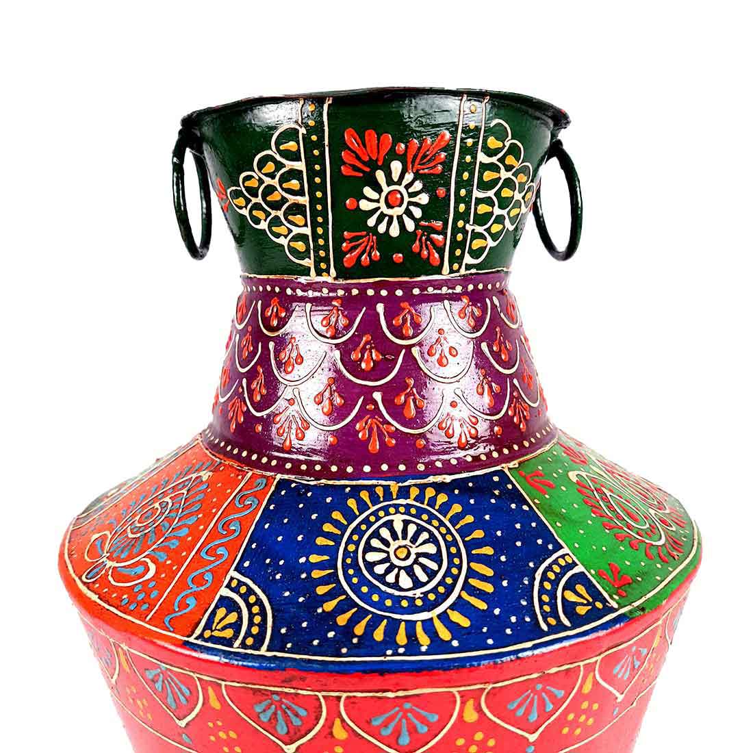 Metal Vase | Flower Vase For Living Room - 15 Inch - ApkaMart