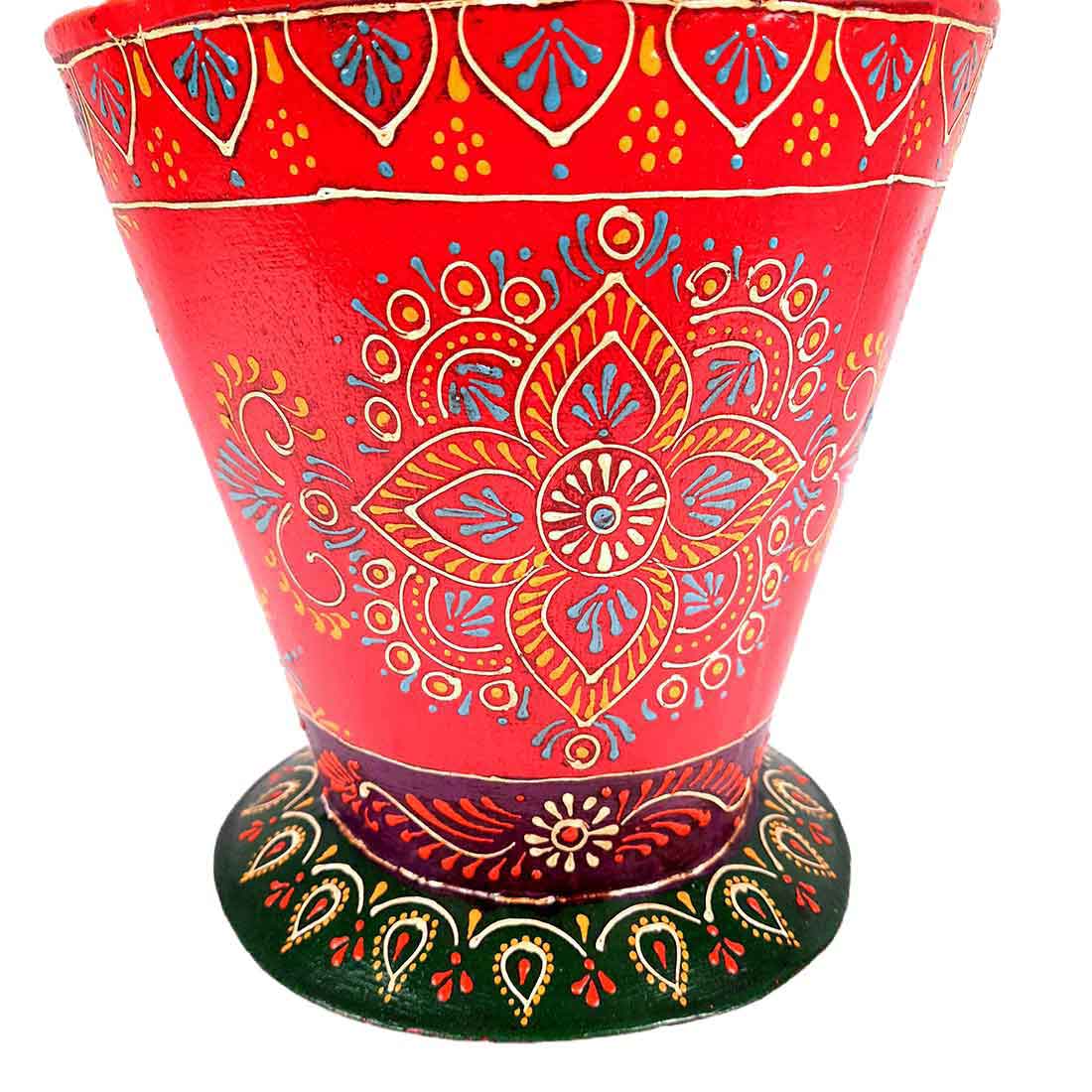Metal Vase | Flower Vase For Living Room - 15 Inch - ApkaMart