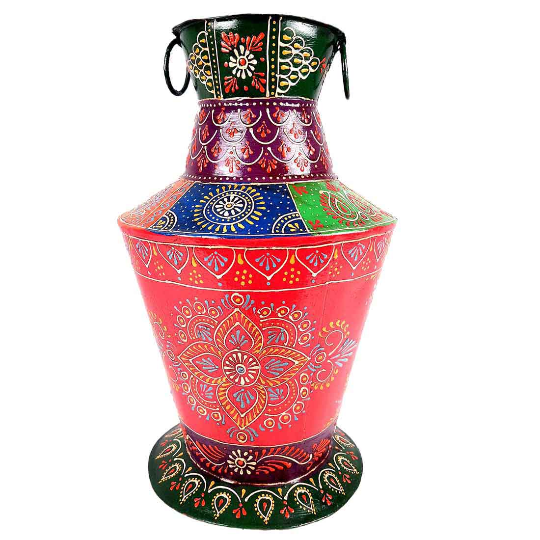 Metal Vase | Flower Vase For Living Room - 15 Inch - ApkaMart