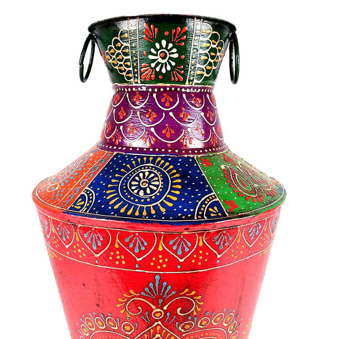 Flower Pots | Corner Big Flower Vase for Living Room - 21 Inch - ApkaMart